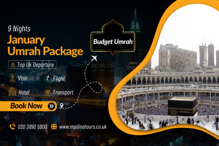 9 Nights Budget Umrah Packages January 2025