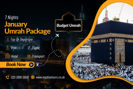 7 Nights Budget Umrah Packages January 2025