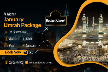 14 Nights Budget Umrah Packages January 2025