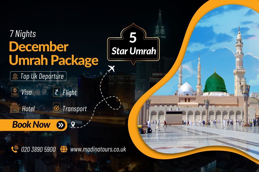 7 Nights 5-Star Umrah Package for December 2025