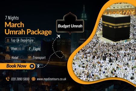 7 Nights Budget Umrah Package March 2025