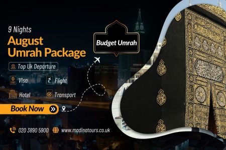 9 Nights Budget Umrah Package for August 2025