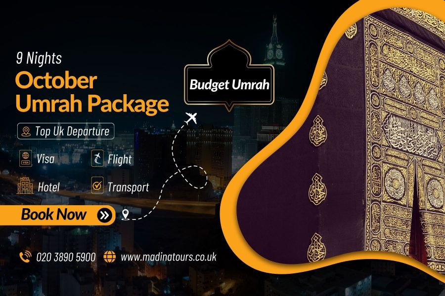 9 Nights Budget Umrah Package for October 2025