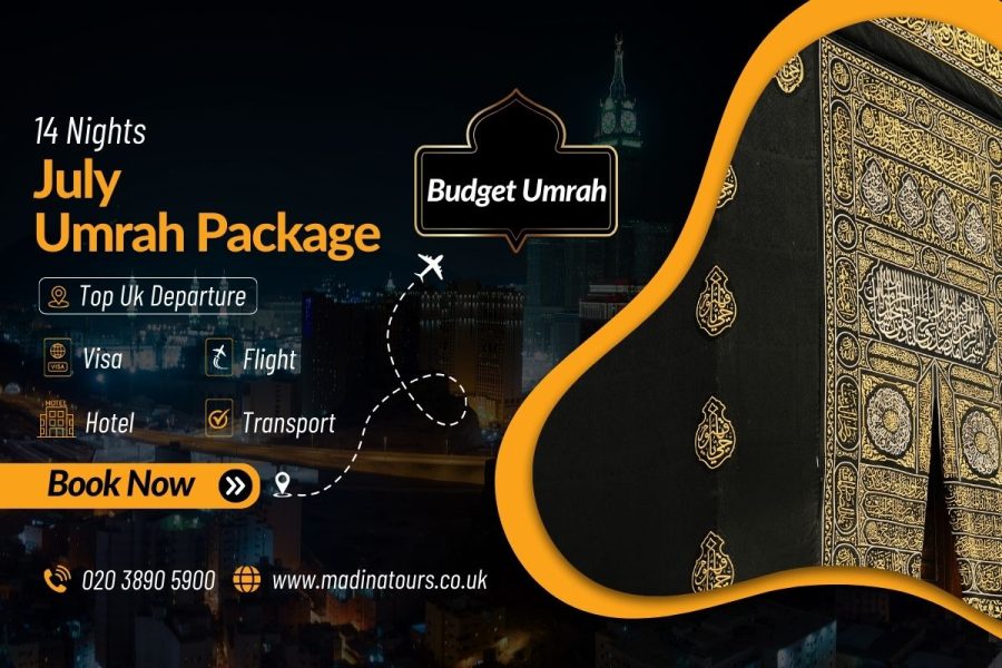 14 Nights Budget Umrah Package for July 2025