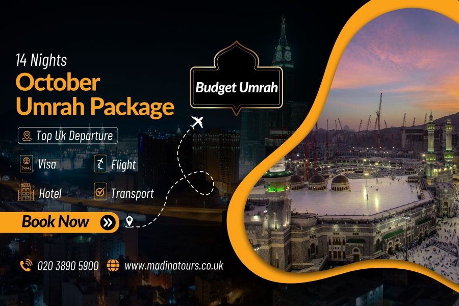 14 Nights Budget Umrah Package for October 2025