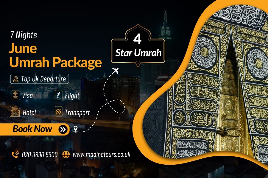 7 Nights 4-Star Umrah Package for June 2025