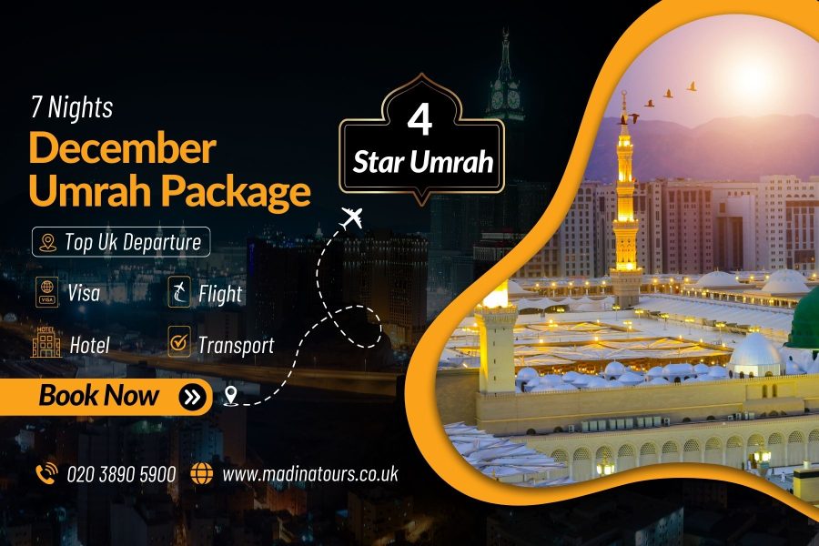 7 Nights 4-Star Umrah Package for December 2025