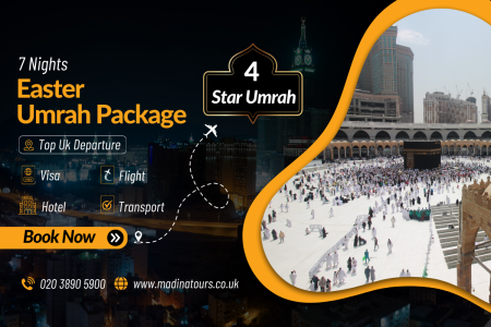 7 Nights 4 Star Umrah Package Easter 2025