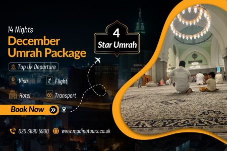 14 Nights 4-Star Umrah Package for December 2025