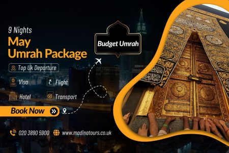 9 Nights Budget Umrah Package for May 2025