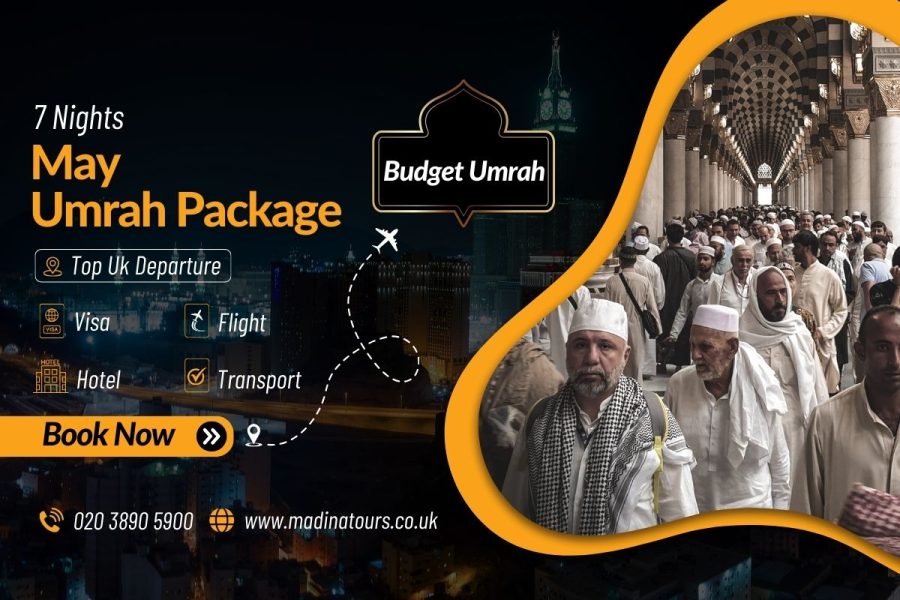 7 Nights Budget Umrah Package for May 2025