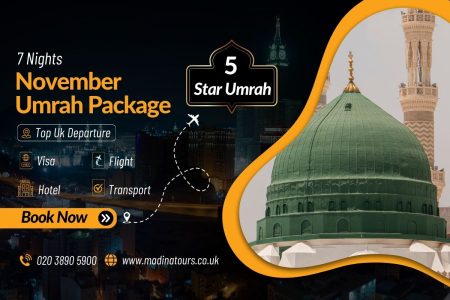 7 Nights 5-Star Umrah Package for November 2025