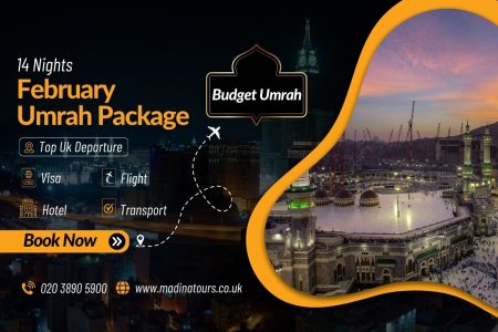 14 Nights Budget Umrah Packages February 2025