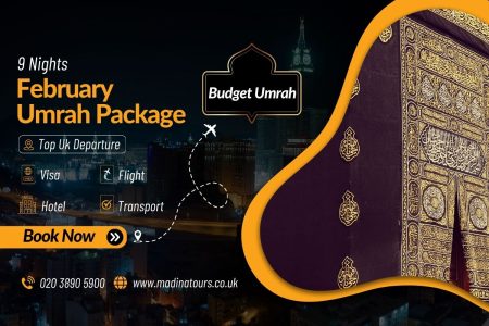 9 Nights Budget Umrah Packages February 2025