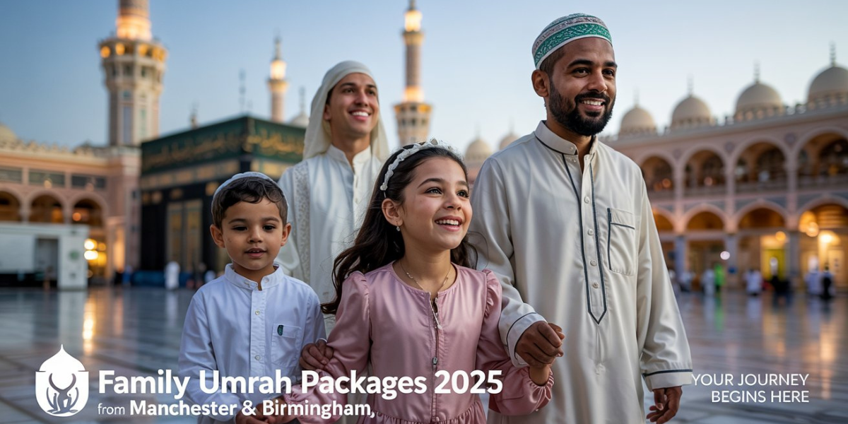 Family Umrah Packages in UK 2025 from Manchester & Birmingham