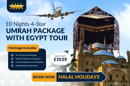 10 Nights 4 Star Umrah Package with Egypt Tour